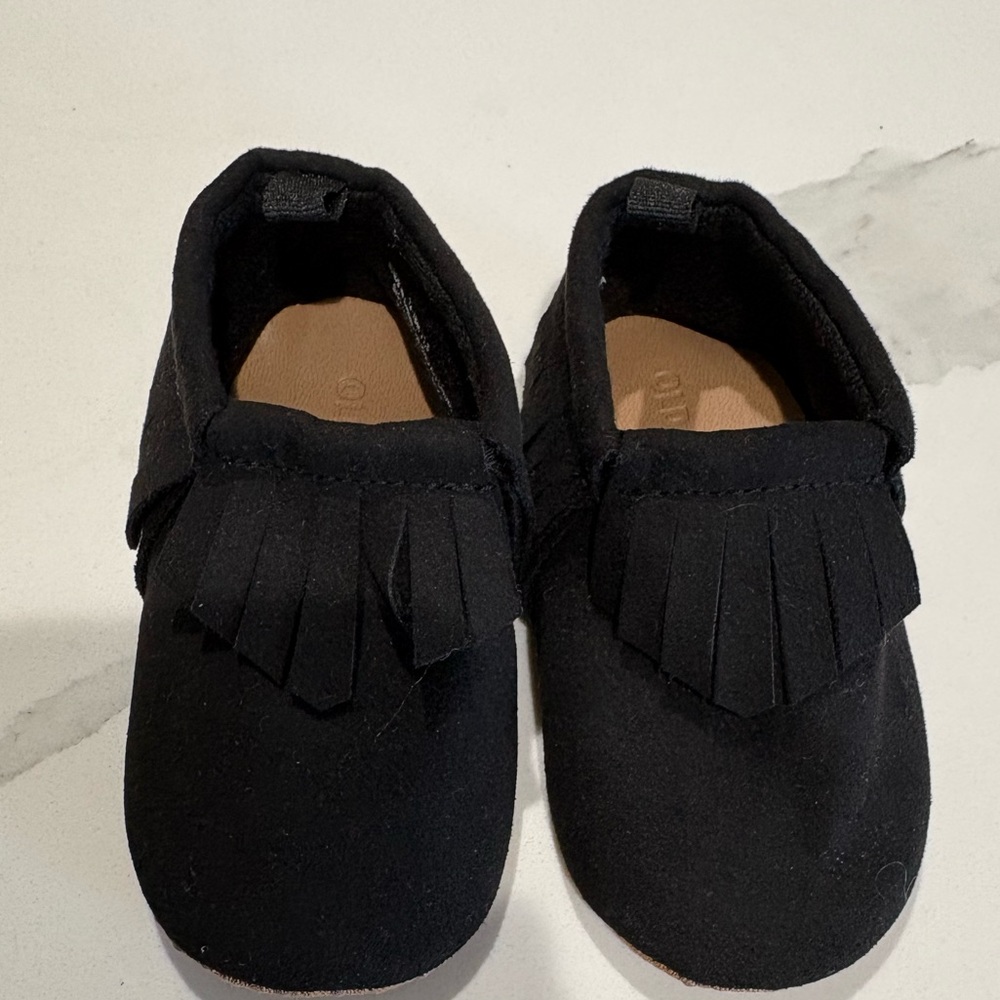 Black Kids Moccasins